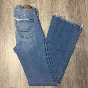 American Eagle Flare Jeans 2 Xlong